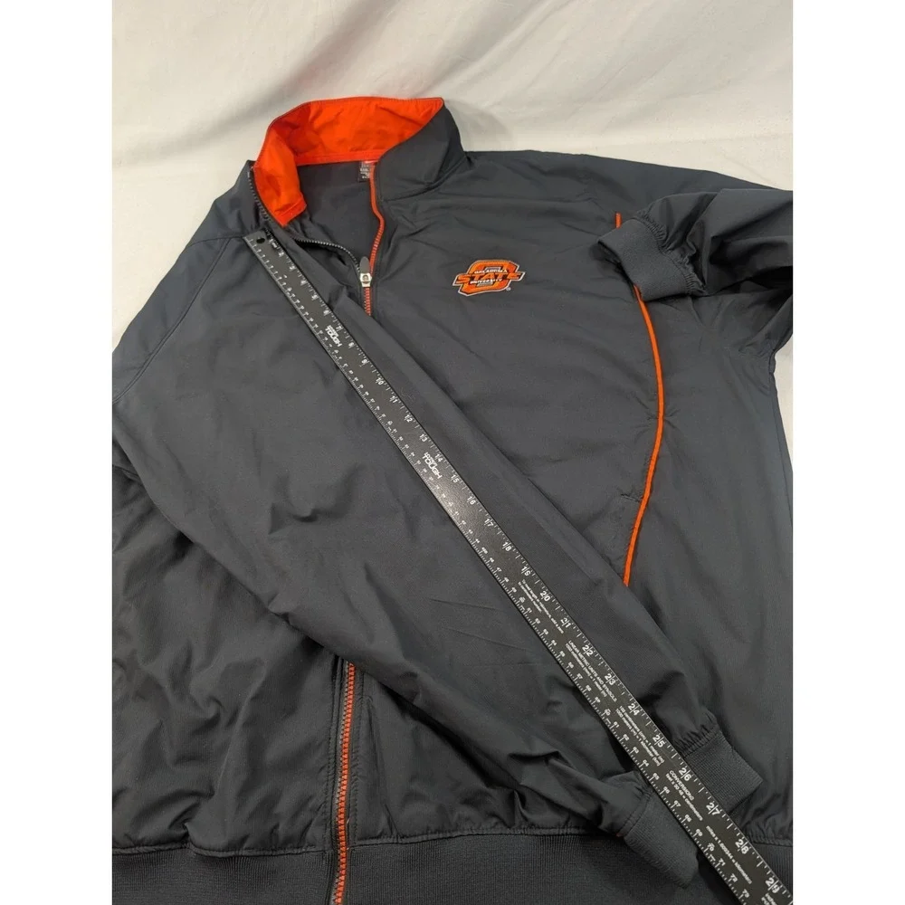 vtg y2k Nike Team Oklahoma State Full Zip Pullover Jacket clima fit XXL 90s